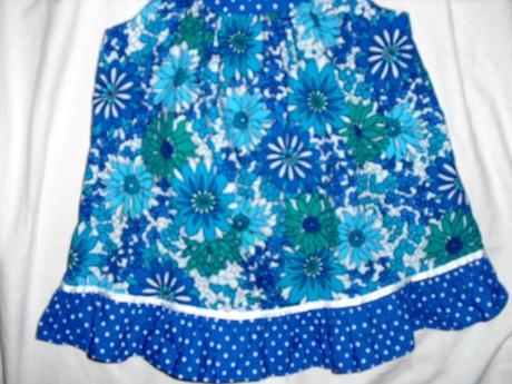 Nádherné modré květované šaty, f&f,92