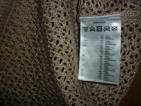 Dámská béžová vesta se zlatou nití takko fashion, takko,s