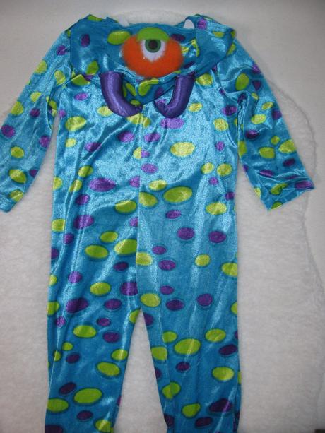 Karneval-elastický kostým s kapucí příšerka,