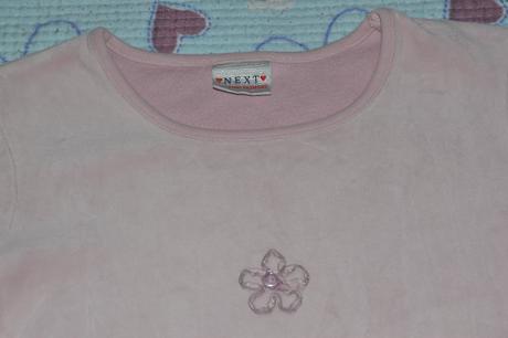 Next, sametová, plyšová mikina, tričko dl. rukáv, next,122