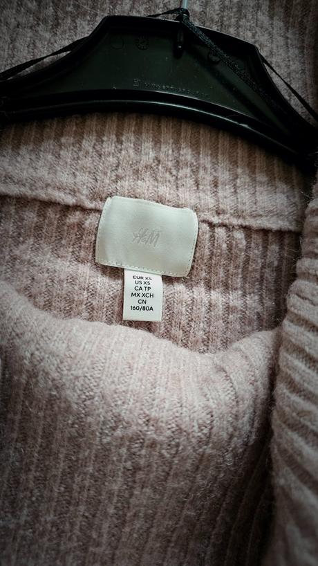 Svetr se spadlými rameny h&m vel. xs, h&m,xs