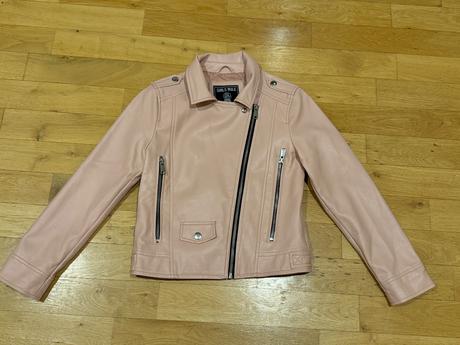 Dětská koženková bunda (křivák), c&a,140