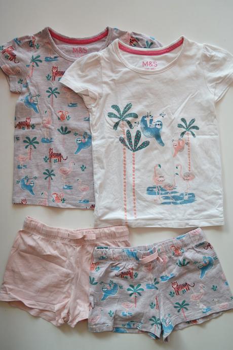 Letní sada tričko + kraťásky 2ks, marks & spencer,110