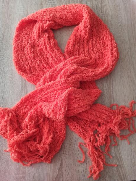 Pletená šála, xxl