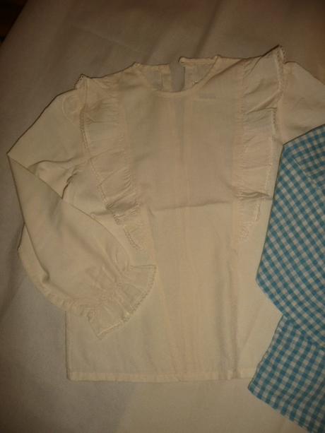 Košile halenka 10-12 let 2 ks retro, 140