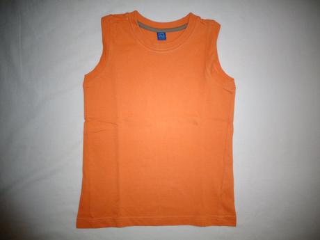 Super oranžové bavlněné tílko - letní, tu,122