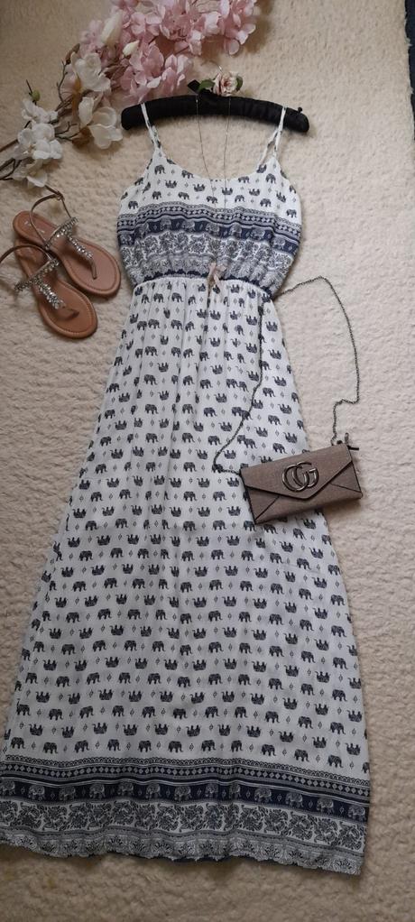 Forever&me viskózové dlouhé šaty, l