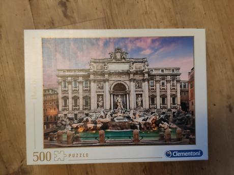 Puzzle 500 clementoni - fontána di trevi, 