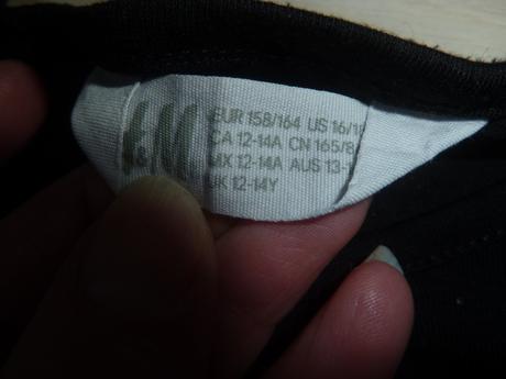 Triko s drobnými flitry, h&m,158