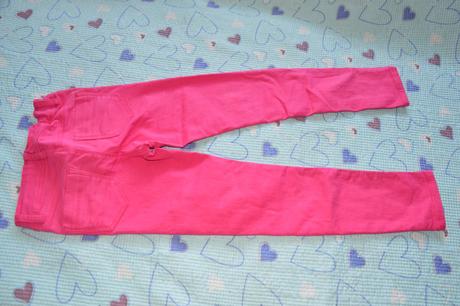 Elastické džíny rifle s regulací v pase, h&m,134