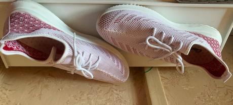 Tenisky bílo-růžové, 41