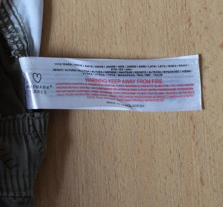 Kraťasy vel. 11 - 12 let, primark,152