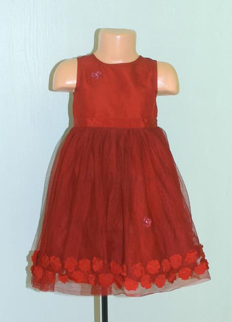 Slavnostní sváteční společenské červené šaty, next,110