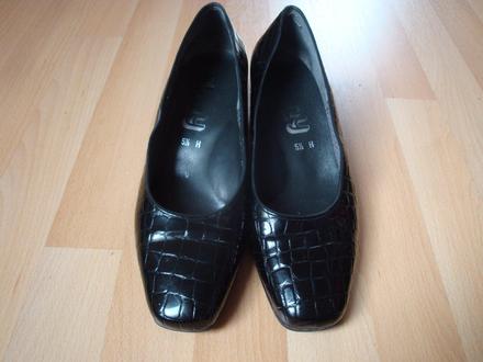 Lodičky černé, vel. 38,5, 38