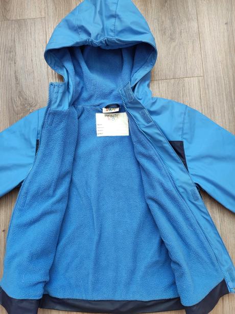 Jarní nepromokavá bunda vel. 116/122, 116