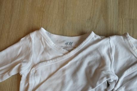 Tři bílé zavinovací body vel. 62, h&m,62