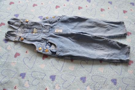 Džínové riflové laclové kalhoty, kids,98