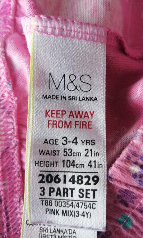 Pyžamové kalhoty s hello kitty vel 104, sanrio,104