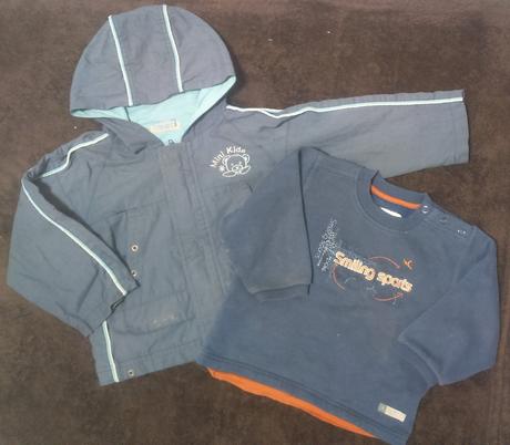 Bunda s mikinou - vel. 86/92, 86