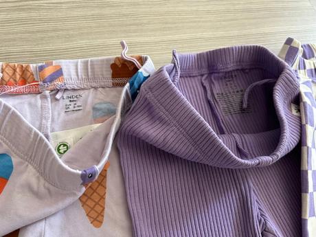 Fleesový komplet + 3x legíny lindex, v. 74, 68–80