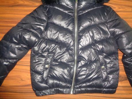Černá prošívaná zimní bunda, new look,134