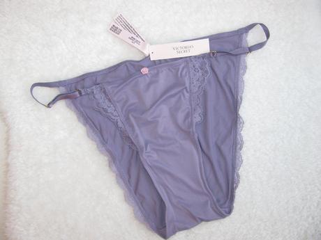 Luxusní fialové bikinové kalhotky v.s., victoria's secret,l