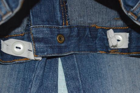 116 bavlněné džíny s regulací v pase, 116