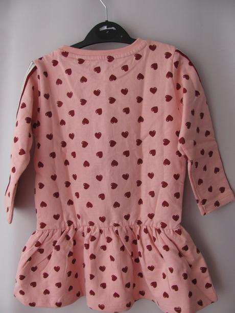 Dívčí mikinové růžové šaty - lemon beret, 98