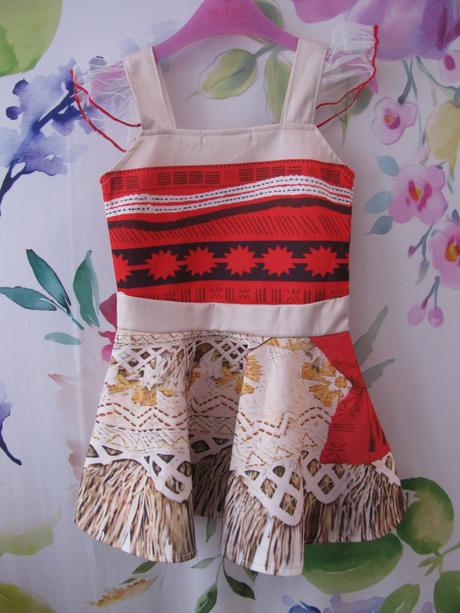 Kostým na karneval-šaty odvážná moana, 