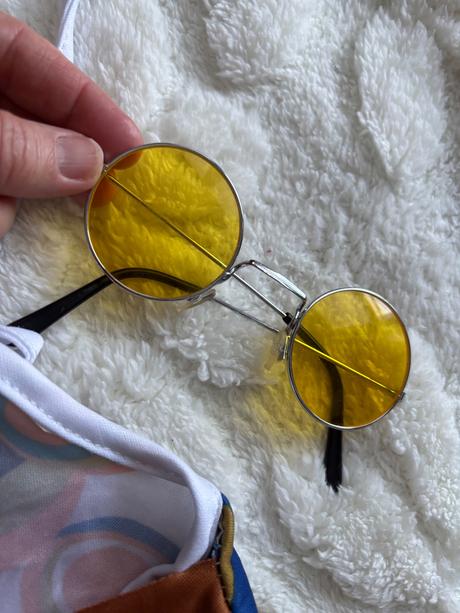 An27/ kostým hippies- v.cca xs, 