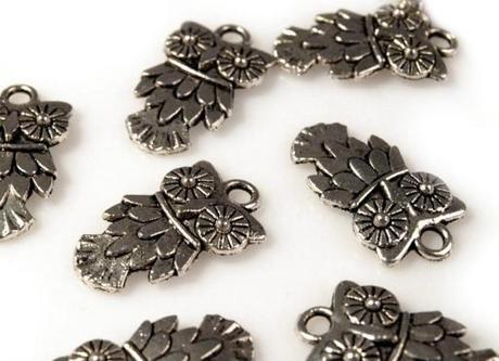 Kovový přívěsek strom + kroužek, 