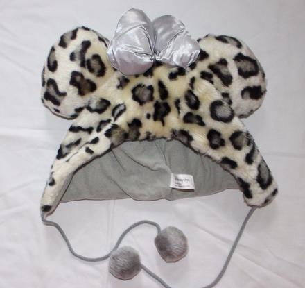 Bd17. chlupatková čepice minnie, disney,134