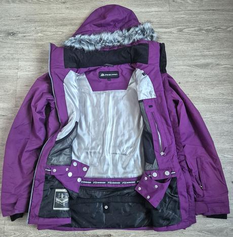 Lyžařský fialový komplet- souprava, alpine pro,l