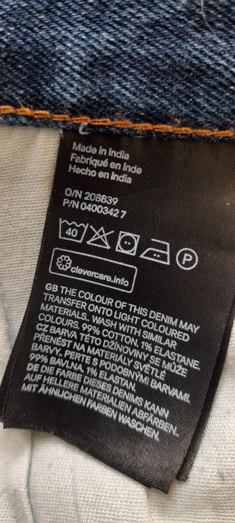 H&m dámské džíny slim & denim, h&m,xl