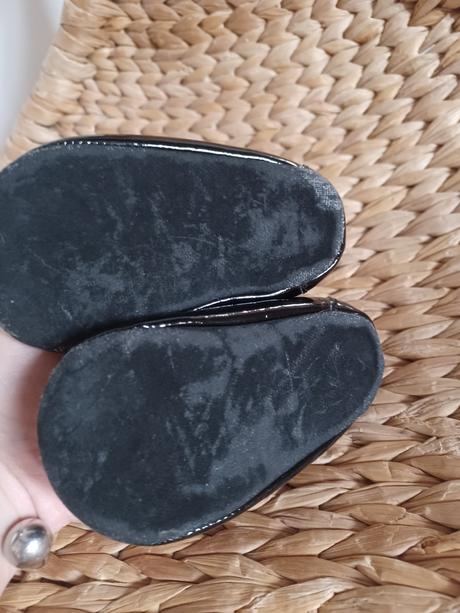 Černé lakovky baleríny h&m 16/17, h&m,17