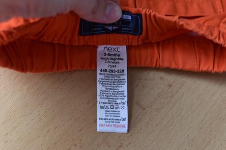 Kraťasy vel. 3 - 6 m, next,68