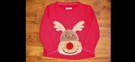 Vánoční mikina f&f 2-3 roky, 98