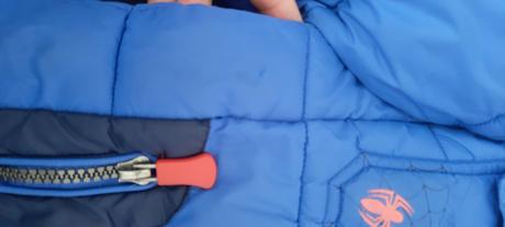 Chlapecká zimní bunda spideman, vel.128 značky c&a, c&a,128