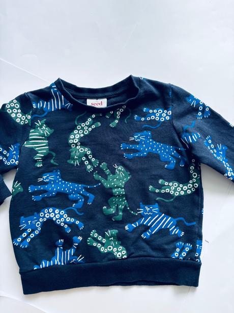 Mikina modrá se zvířátky - v.3 roky, 98