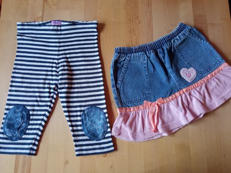 3/4legínky se sukýnkou vel.110-116, 104–116