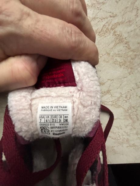 Zateplené tenisky reebook 37,5, reebok,37