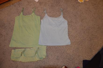 2x kojící tílko - košilka na zimu, 