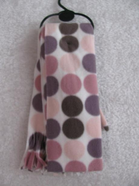 Souprava - fleecový šál a rukavice v.9-15 let, f&f,152