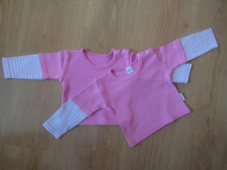 2 x trika s dlouhým rukávem č.162, 68