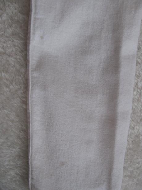 Bílé elastické džíny ,skiny, denim,146