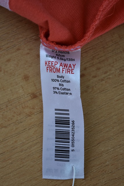 Tričko vel. 0 - 3 m, nutmeg,62