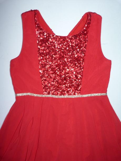 Monsoon sváteční šaty s flitry vel.140, monsoon,140