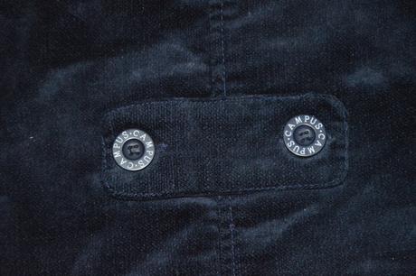 Tmavě modrý kabátek/bundička, 86