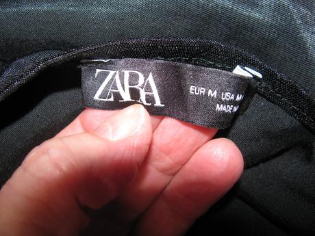 Dámská černá saténová maxi sukně, zara,m