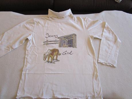 Pěkný smetanový bavl. roláček z bonprixu, bonprix,146